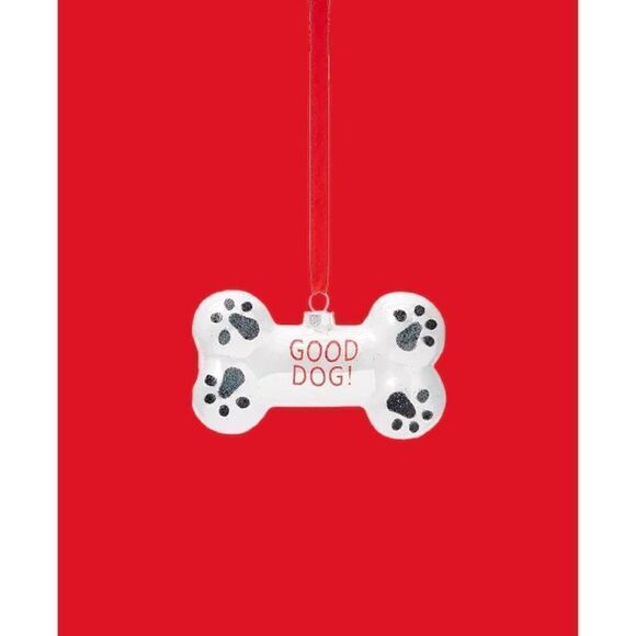 HOLIDAY LANE Pets Good Dog Bone Ornament - Picture 1 of 2